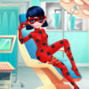 dotted girl ambulance for superhero
