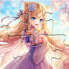jigsaw puzzle cat girl