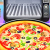pizza maker cooking